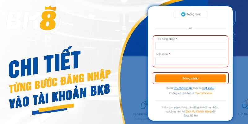 Hướng dẫn đăng nhập BK8 thông qua thiết bị di động iOS và Android